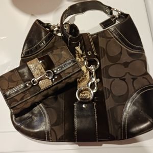 Coach Wallet with Free Matching Purse